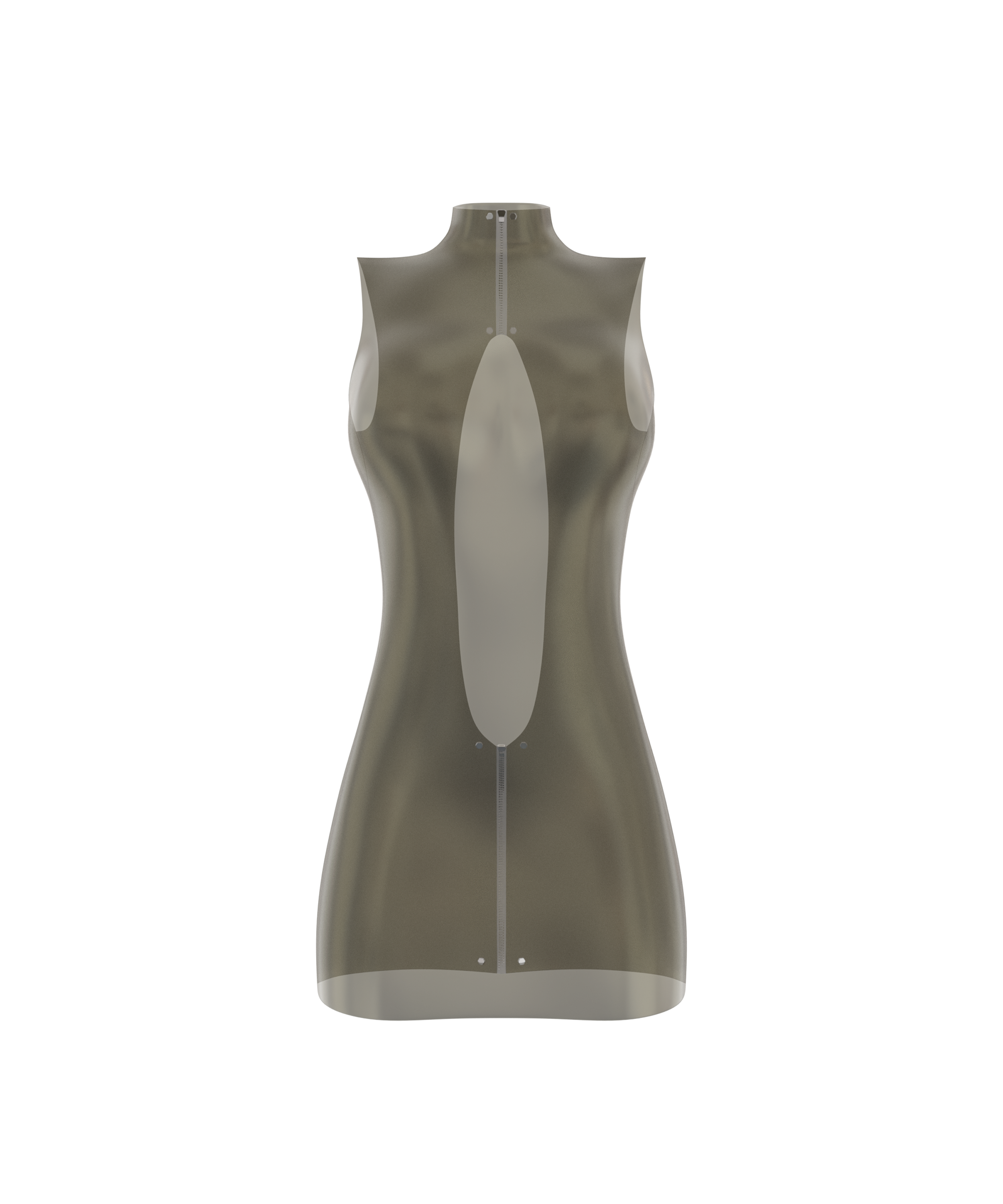 OZONE MINI DRESS Chalk / M-L OZONE MINI DRESS Chalk / M-L