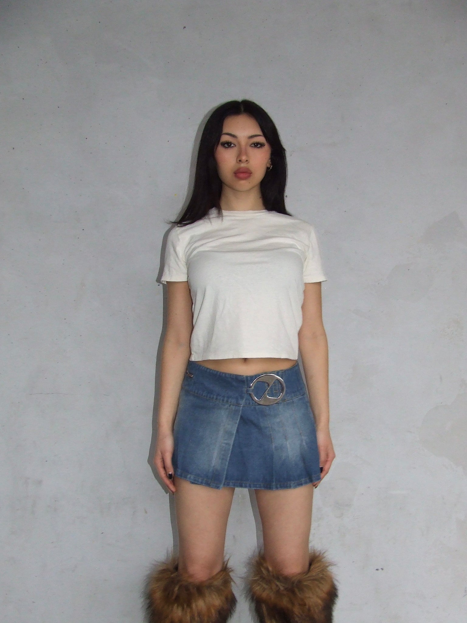 Alacati Pleated Zippered Mini Skirt 2024, Buy Alacati Online